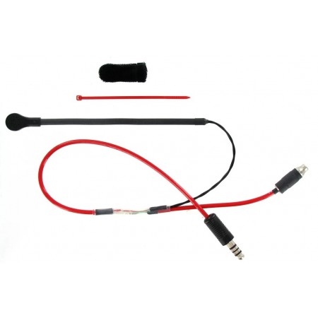 Racing Electronics Helmet Kit IMSA Mini Flex Boom Straight Cord