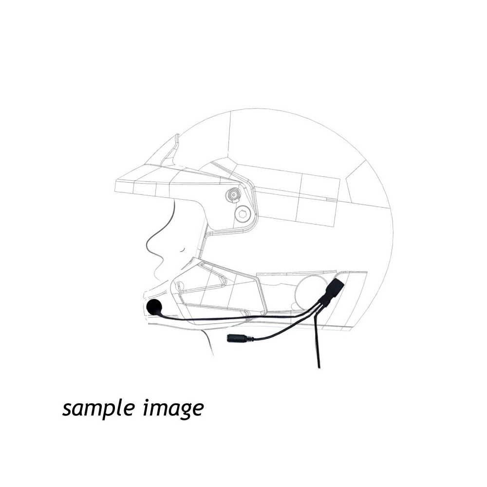 Zero Noise Radio Helmet Kit For Full Face Helmet FOR EARPLUGS