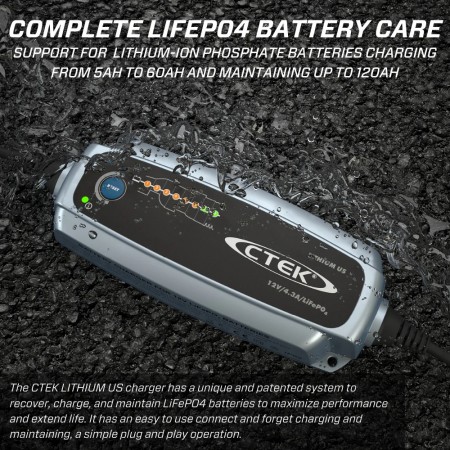 CTEK LITHIUM US Battery Charger