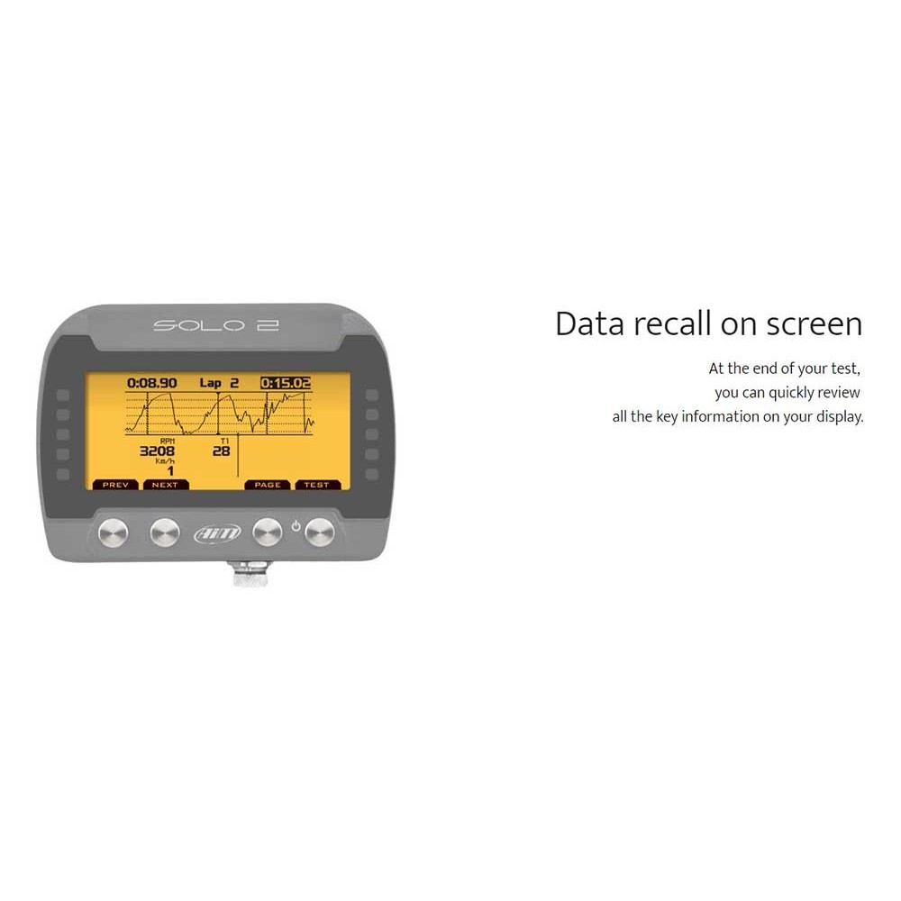 AIM Dash - Solo 2 GPS Lap Timer