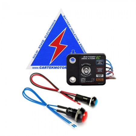 Cartek Isolator - Battery X-Club W/ Blue External Button