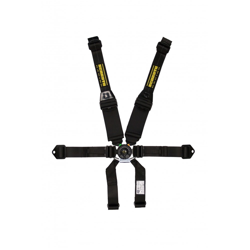Schroth Harness - SFI 16.5 Profi II 2X3 6-Point Belt - 3in Lap