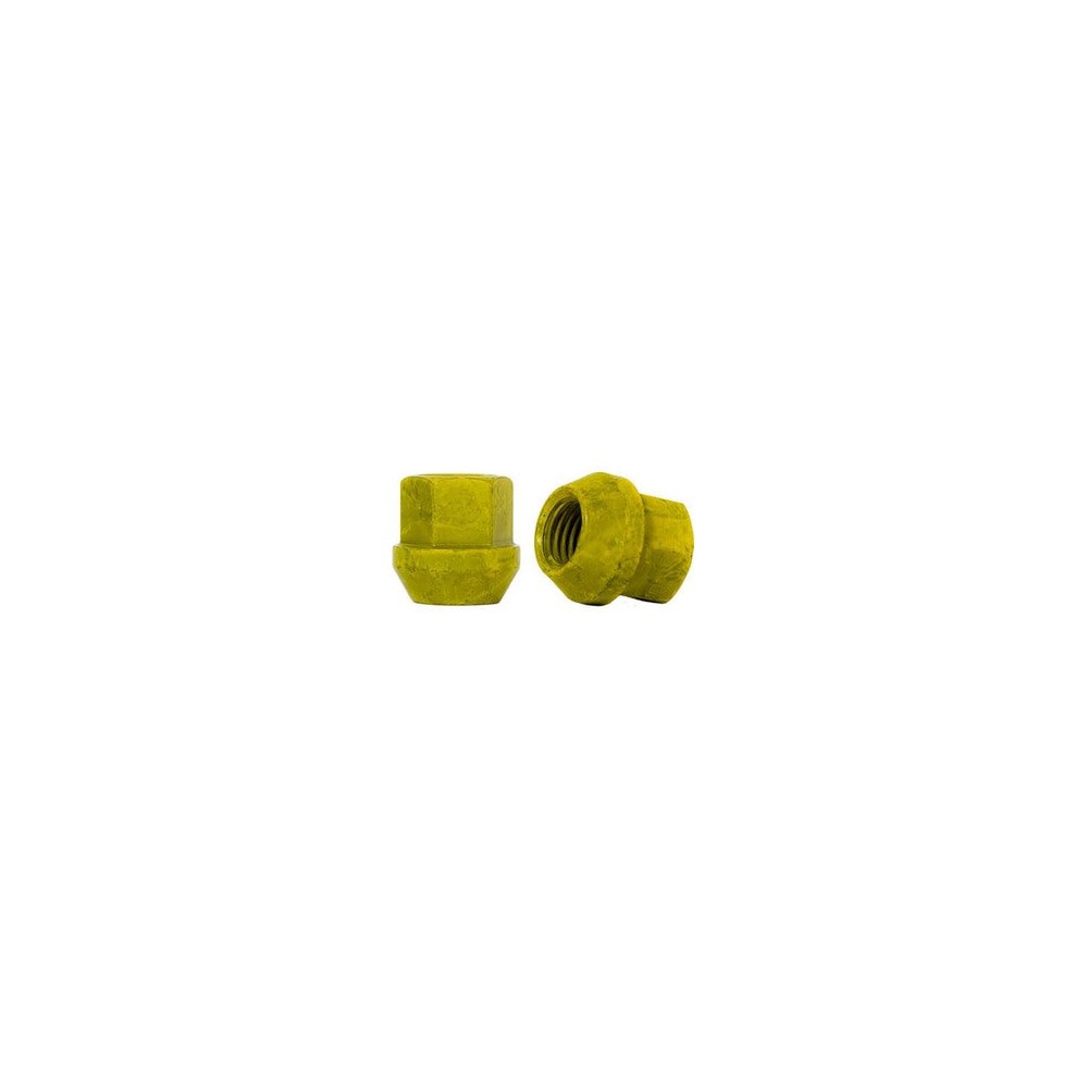 MSI Lug Nut - Porsche 14 x 1.5 Ball Seat - Yellow