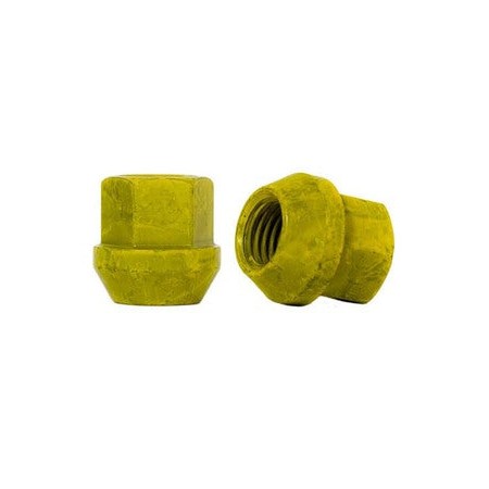 MSI Lug Nut - Porsche 14 x 1.5 Ball Seat - Yellow