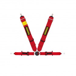 Schroth Profi II 4-Point ASM FE Push Button Camlock Harness with 3in Wrap Shoulder 2in Lap Belt