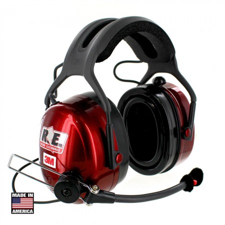Racing Electronics Platinum Plus Headset, 2 way 2 talk, 1 scan - Over the Head