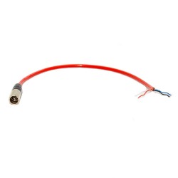 Racing Electronics PTT Cable w/Male Conn. and Pig Tail End