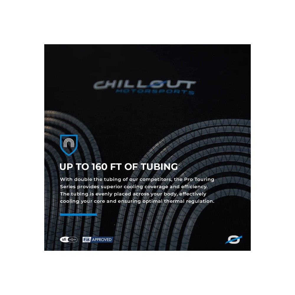 Chill Out Pro Touring Sport Series Long Sleeve FIA/SFI Shirt - BLACK