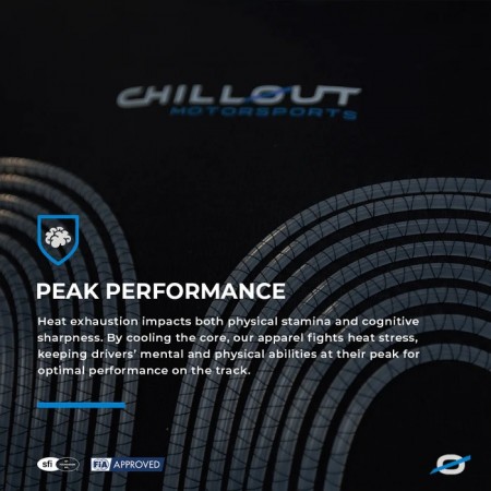 Chill Out Pro Touring Sport Series Long Sleeve FIA/SFI Shirt - BLACK