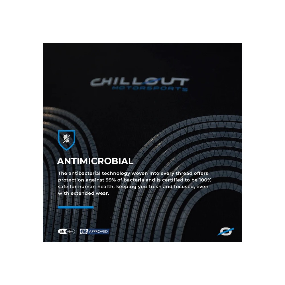 Chill Out Pro Touring Sport Series Long Sleeve FIA/SFI Shirt - BLACK