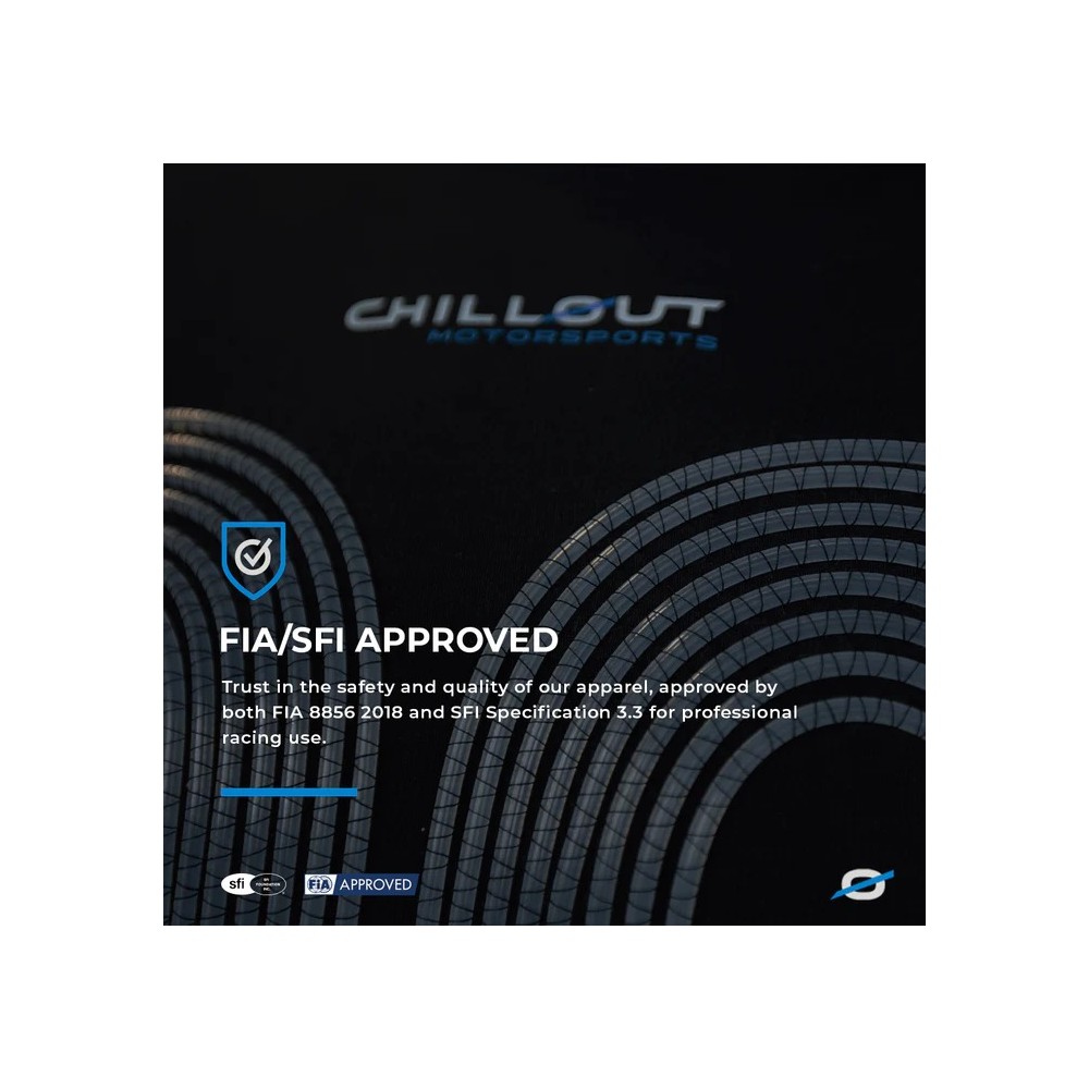 Chill Out Pro Touring Sport Series Long Sleeve FIA/SFI Shirt - BLACK