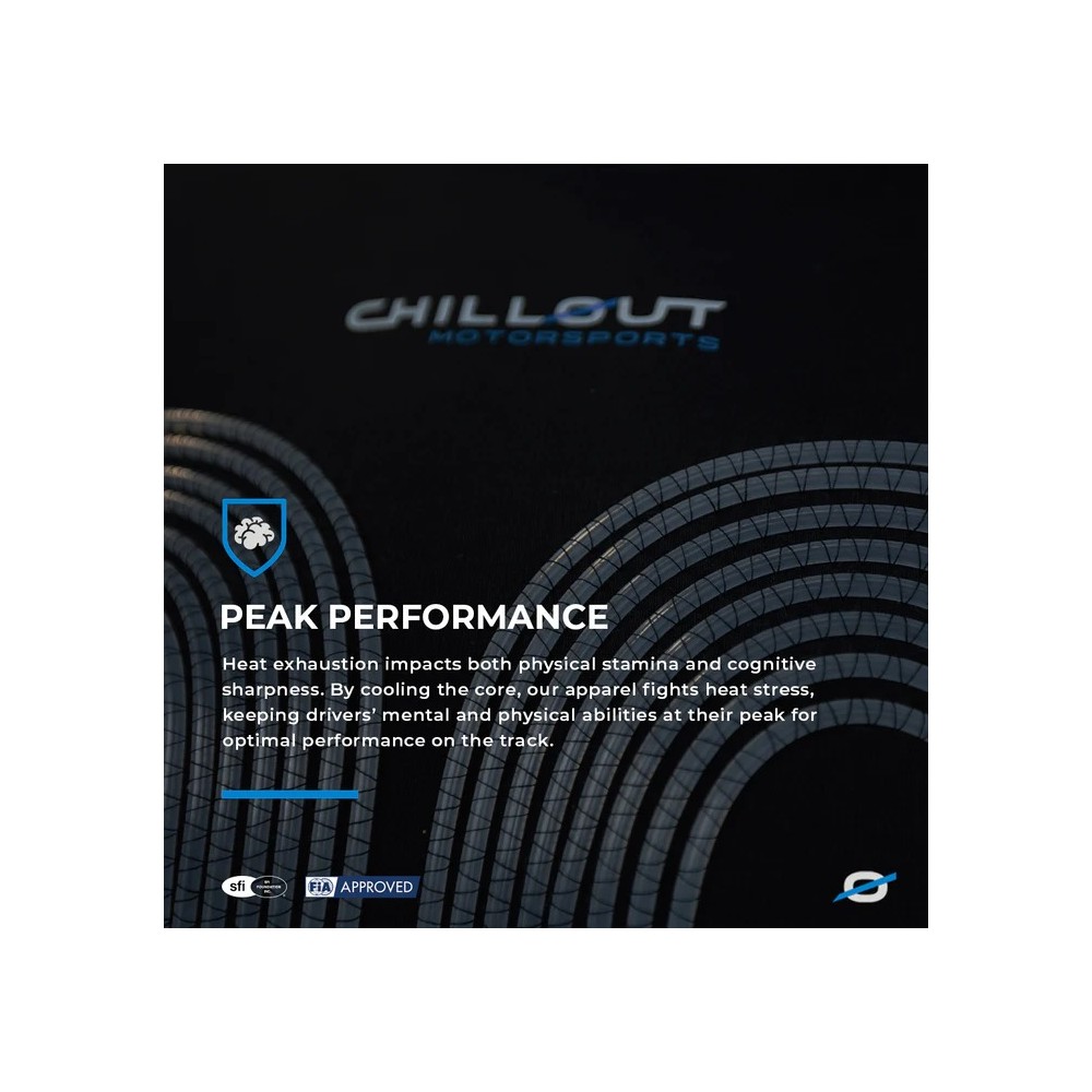 Chill Out Pro Touring Sport Series Long Sleeve FIA/SFI Shirt - Charcoal