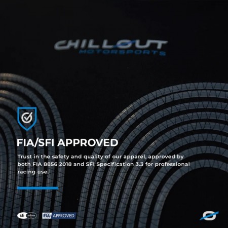 Chill Out Pro Touring Sport Series Long Sleeve FIA/SFI Shirt - Charcoal