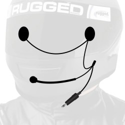 Rugged Radios 4C IMSA Wired Helmet Kit with Speakers and Mic