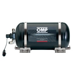 OMP Fire System - 4.25L Electronic Trigger Steel Bottle CESST1 Fire System - Black Collection